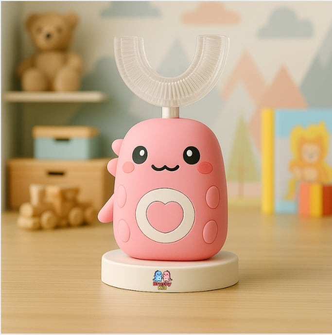 Dino-U™ - brosse à dents ultrasonique 360° pour enfants