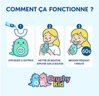 Dino-U™ - brosse à dents ultrasonique 360° pour enfants